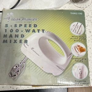 toastmaster 5 speed hand mixer